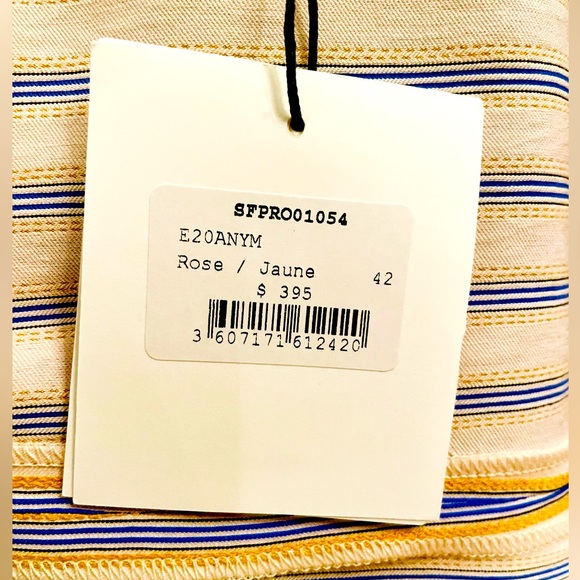 BNWT Cream SANDRO PARIS DRESS SIZE 42! - Picture 7 of 8